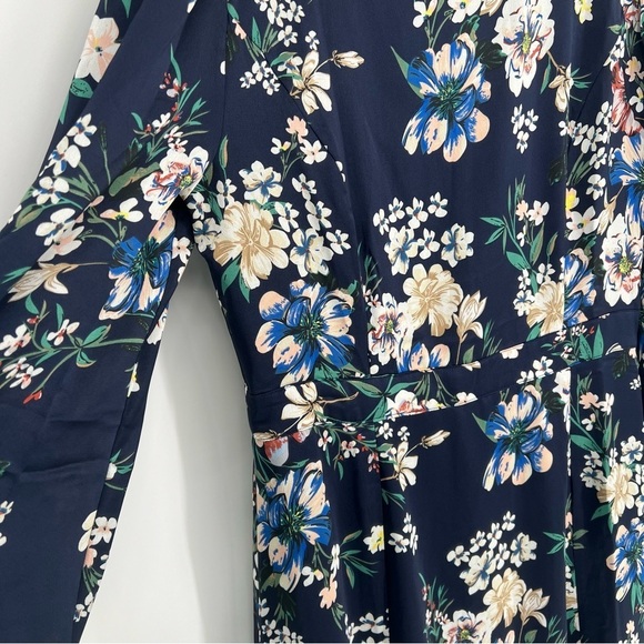 VICI‎ Victoria Satin Floral Maxi Dress - Navy - Picture 10 of 16